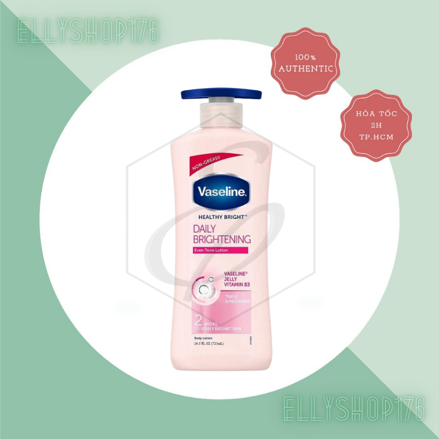 Sữa Dưỡng Thể Sáng Da Vaseline Healthy Bright Daily Brightening Body Lotion 725ml